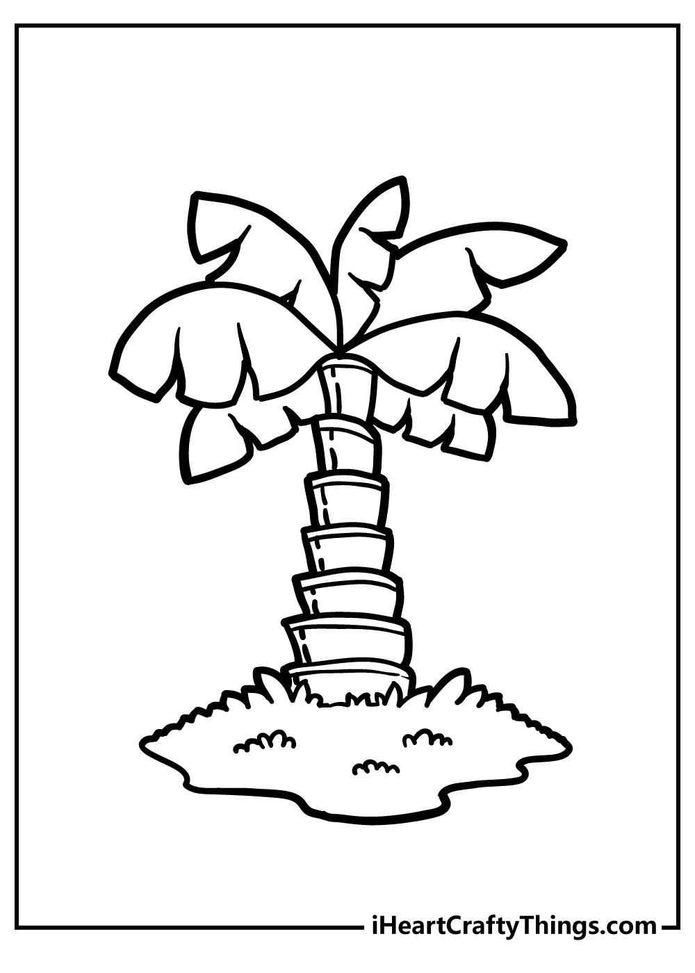 25 Palm Tree Coloring Pages (100% Free Printables) pertaining to Free Printable Palm Tree Template