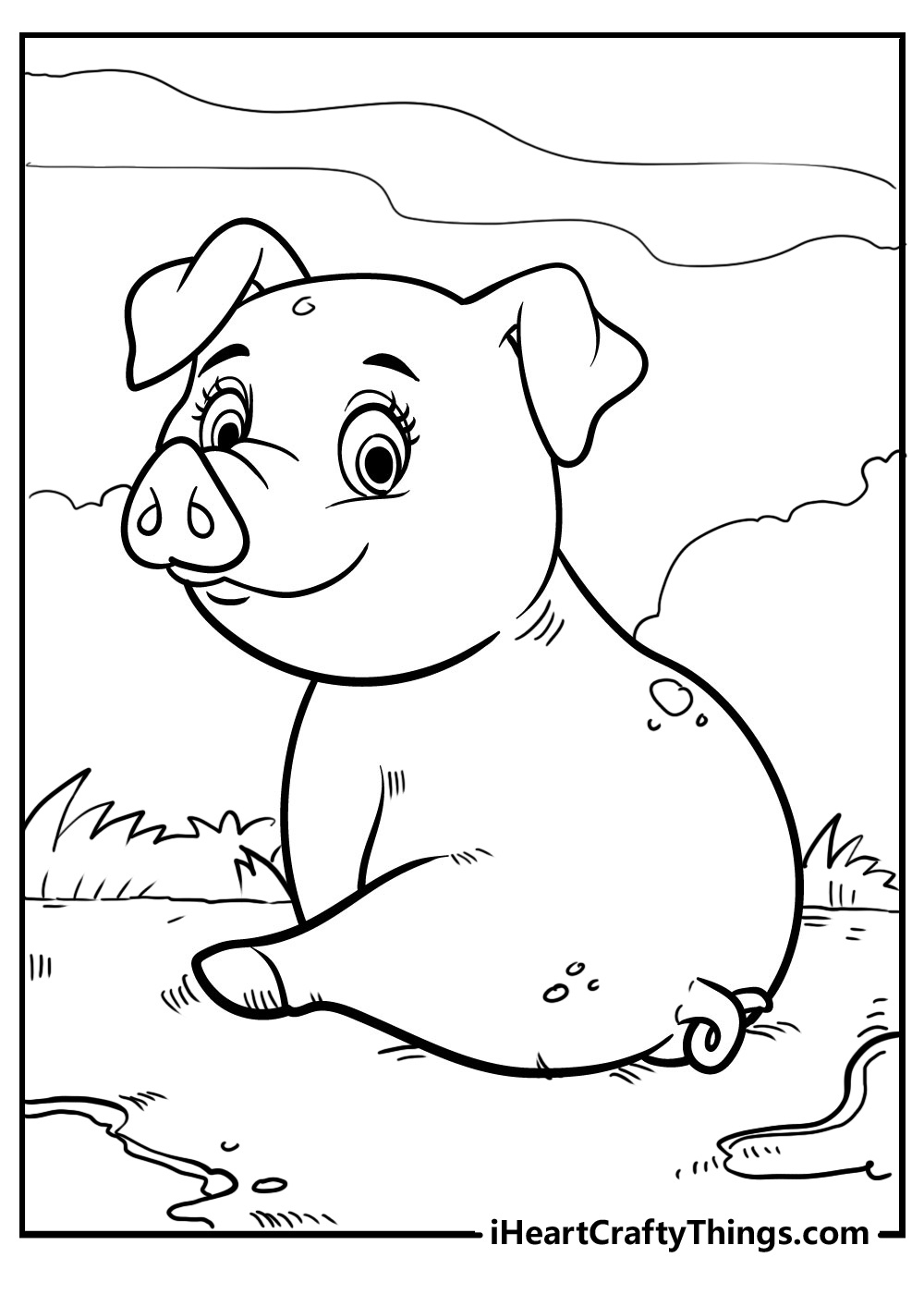 25 Pig Coloring Pages (100% Free Printables) with regard to Pig Coloring Sheets Free Printable
