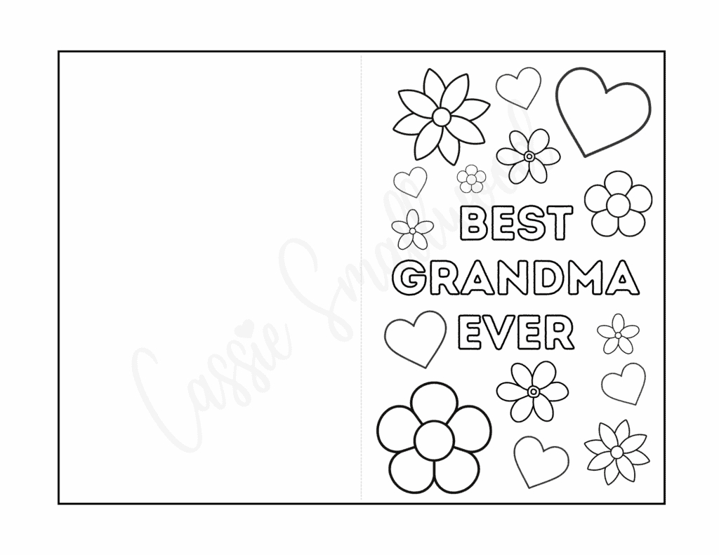 26 Unique Printable Mother'S Day Cards To Color {Pdf} - Cassie within Free Printable Mothers Day Cards No Download