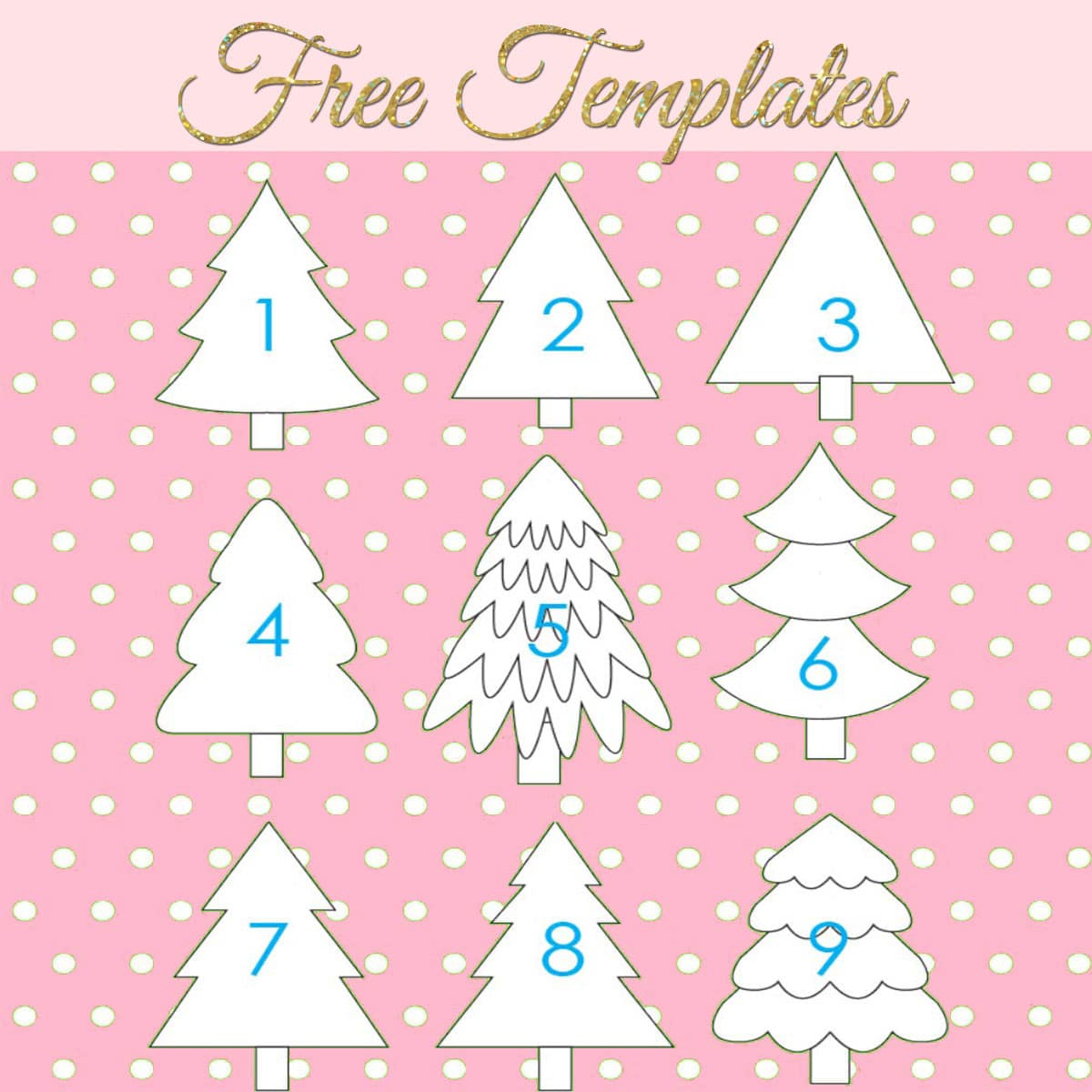 27 Free Christmas Tree Templates, Printable Tree Outlines | Treasurie regarding Free Printable Christmas Tree Template