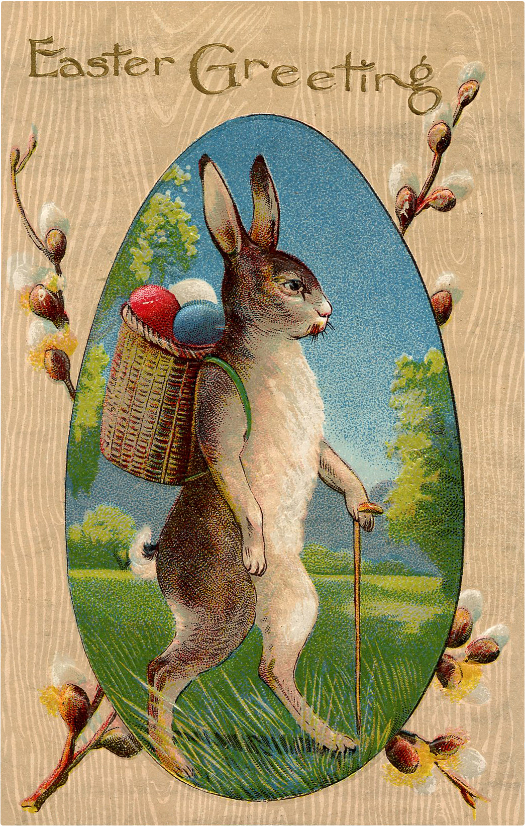28 Easter Bunny Images (Free Pictures)! - The Graphics Fairy within Free Printable Vintage Easter Images