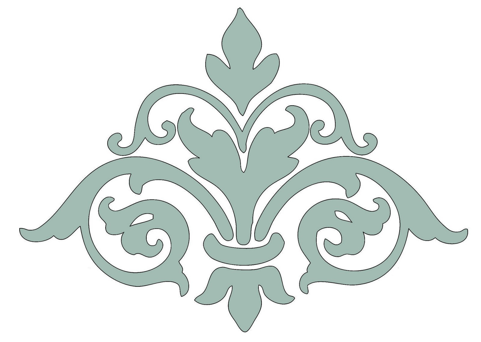 3 Damask Image Clipart! - The Graphics Fairy pertaining to Free Printable Damask Place Cards