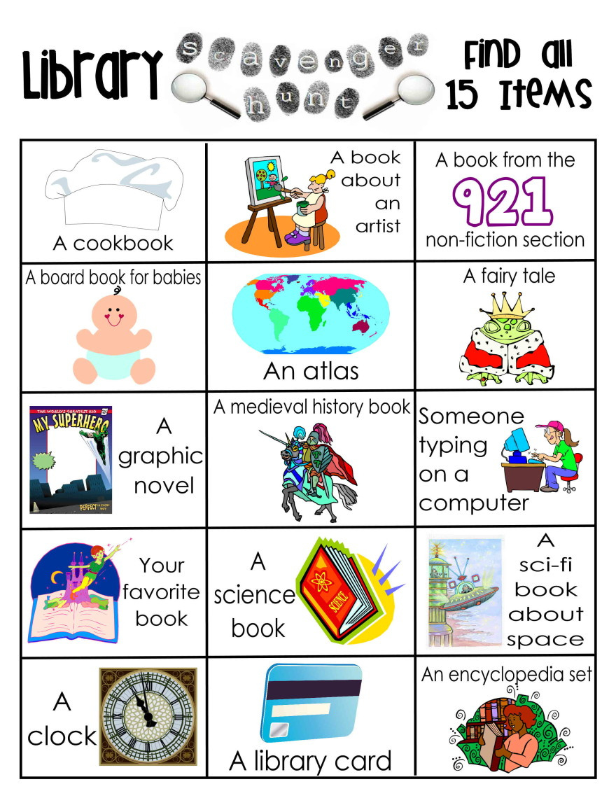 3 Printable Library Learning Activities Freebie inside Free Library Skills Printable Worksheets