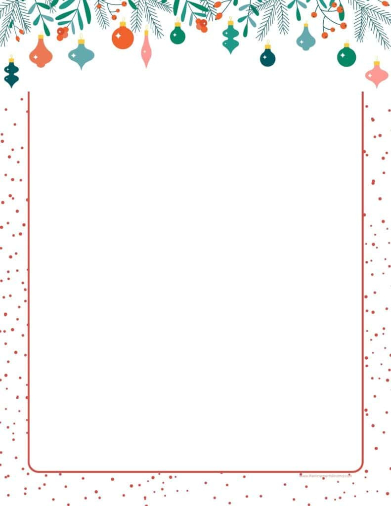30+ Free Printable Christmas Border Printable Templates - The pertaining to Free Printable Page Borders Christmas