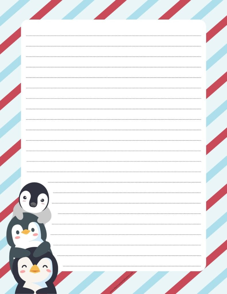 30+ Free Printable Christmas Border Printable Templates - The with Free Printable Winter Stationery