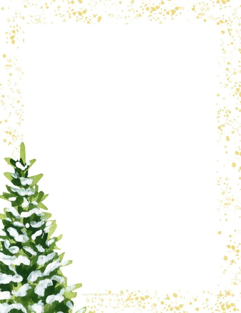 30+ Free Printable Christmas Border Printable Templates - The with regard to Free Printable Christmas Stationary Paper