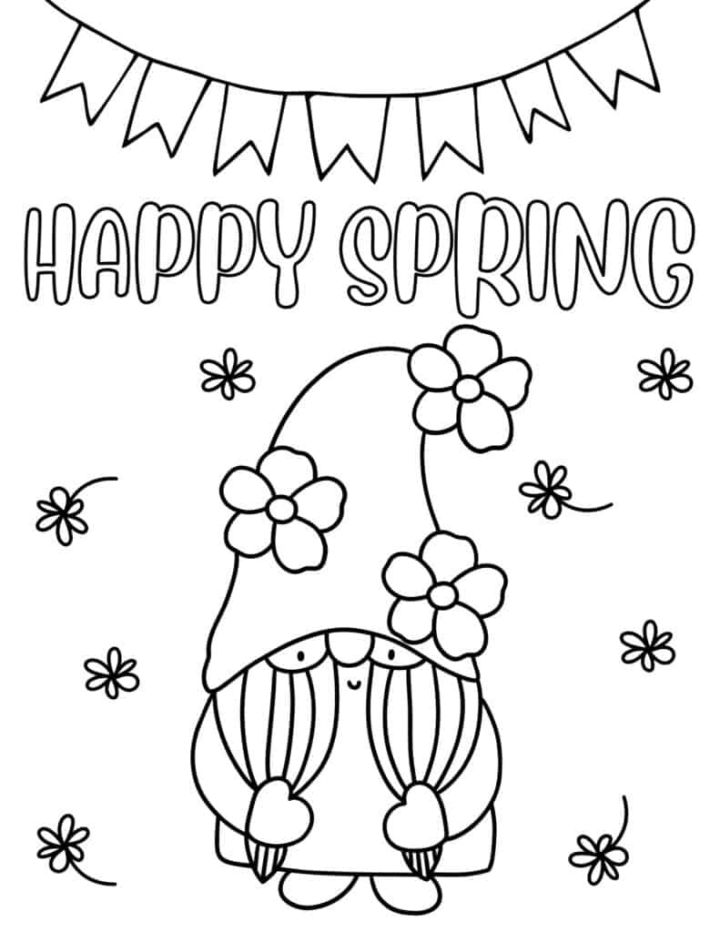 30 Free Spring Coloring Pages For Kids - Prudent Penny Pincher pertaining to Spring Coloring Sheets Free Printable