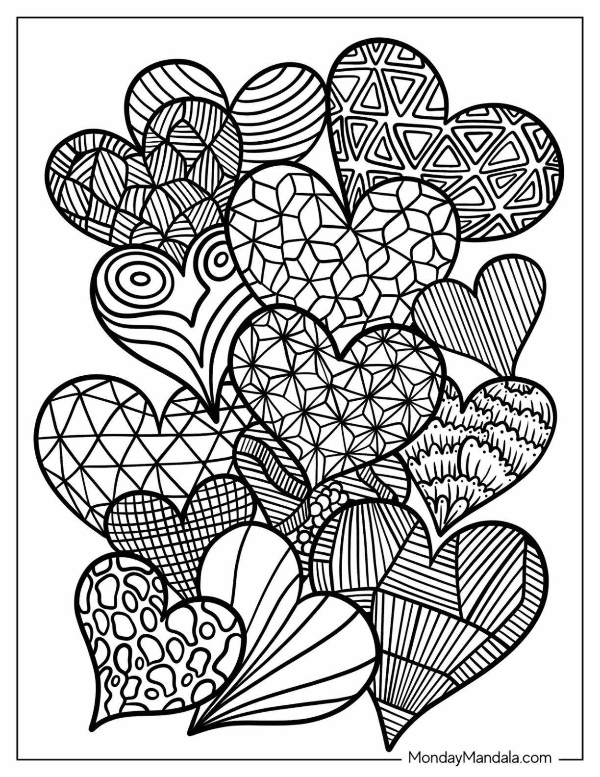 30 Zentangle Coloring Pages (Free Pdf Printables) intended for Free Printable Zen Coloring Pages
