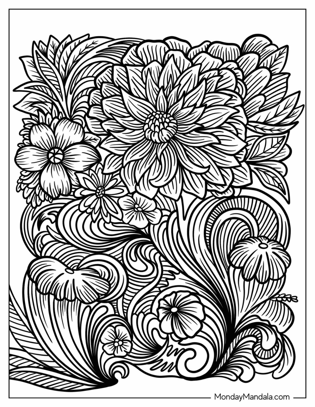 30 Zentangle Coloring Pages (Free Pdf Printables) intended for Free Printable Zen Coloring Pages