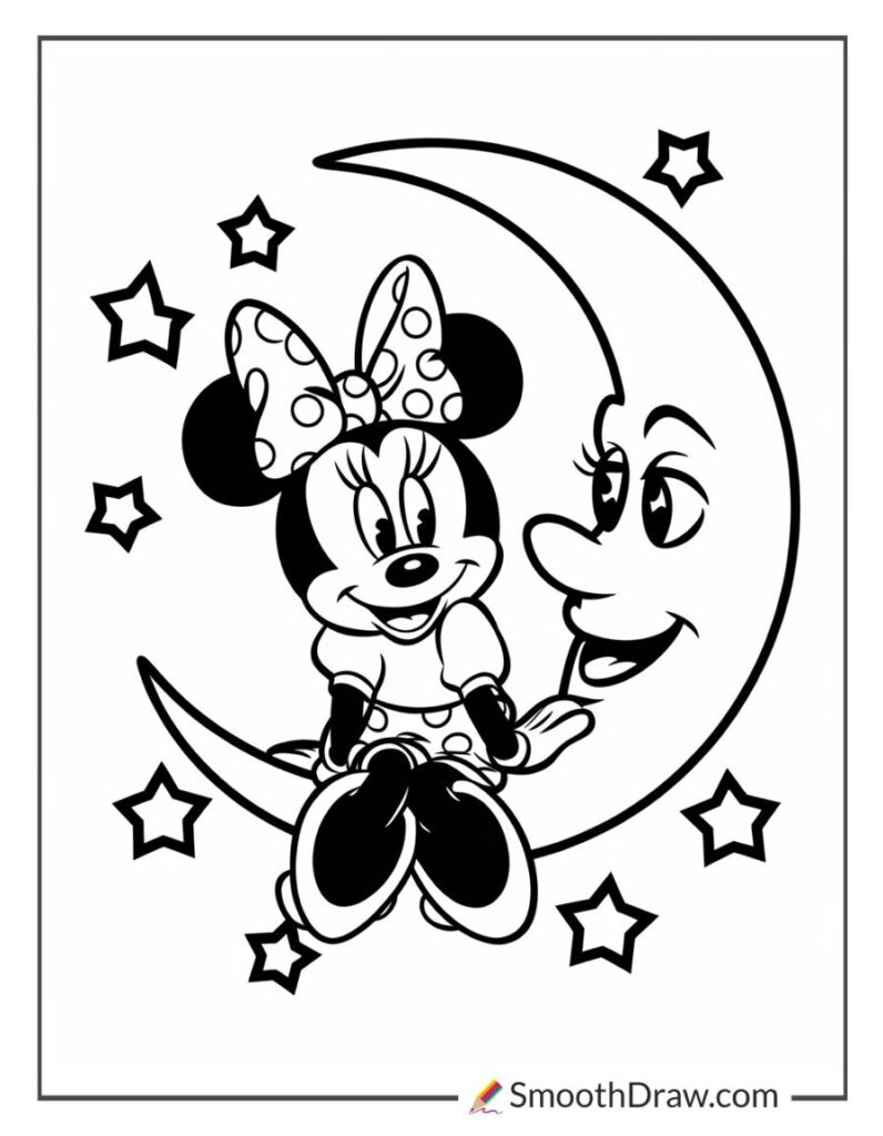 32 Minnie Mouse Coloring Pages (Free Printables) intended for Free Printable Minnie Mouse Coloring Pages
