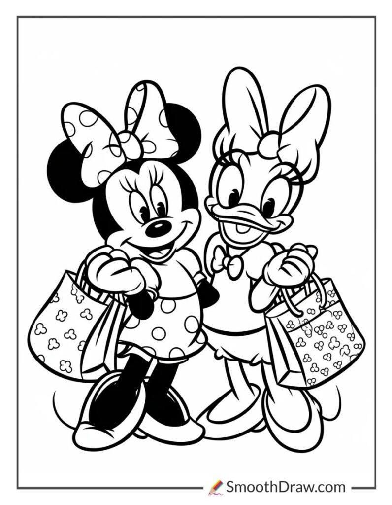 32 Minnie Mouse Coloring Pages (Free Printables) with Free Printable Minnie Mouse Coloring Pages