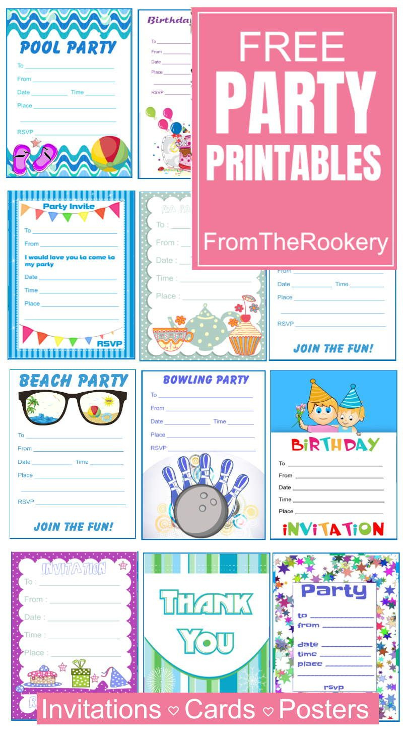 34 Best Printable Invitations Ideas | Printable Invitations pertaining to Free Printable Invitations