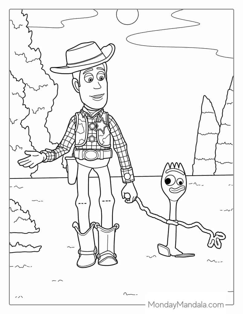 34 Toy Story Coloring Pages (Free Pdf Printables) for Toy Story Birthday Card Printable Free