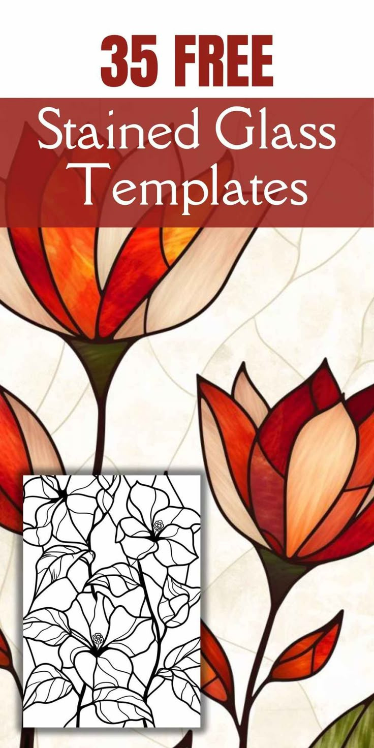 35 Free Printable Stained Glass Patterns! with Free Printable Stained Glass Patterns
