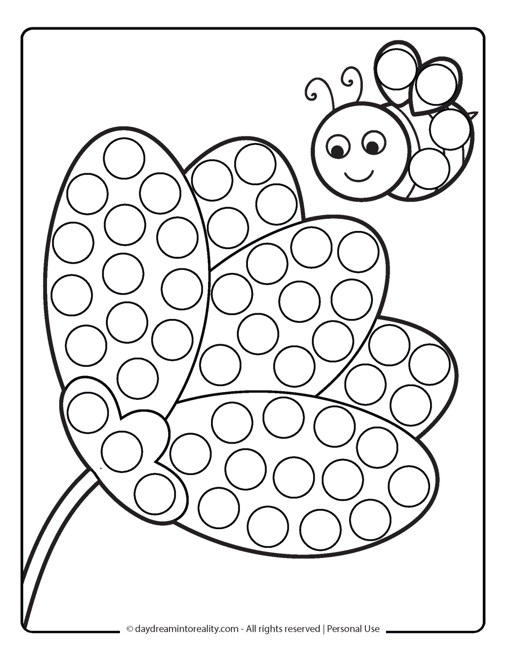 35+ Spring Dot Marker Pages | Free Pdf Printables! ~ Daydream Into with Do A Dot Art Pages Free Printable