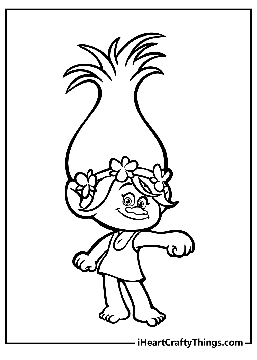 35 Troll Coloring Pages (100% Free Printables) - Worksheets Library throughout Free Printable Trolls