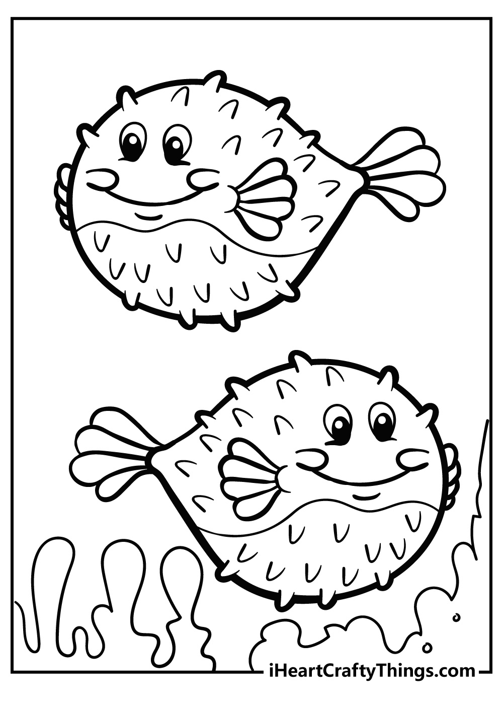 350+ Sea Animals Coloring Pages (100% Free Printables) throughout Free Printable Sea Creature Templates