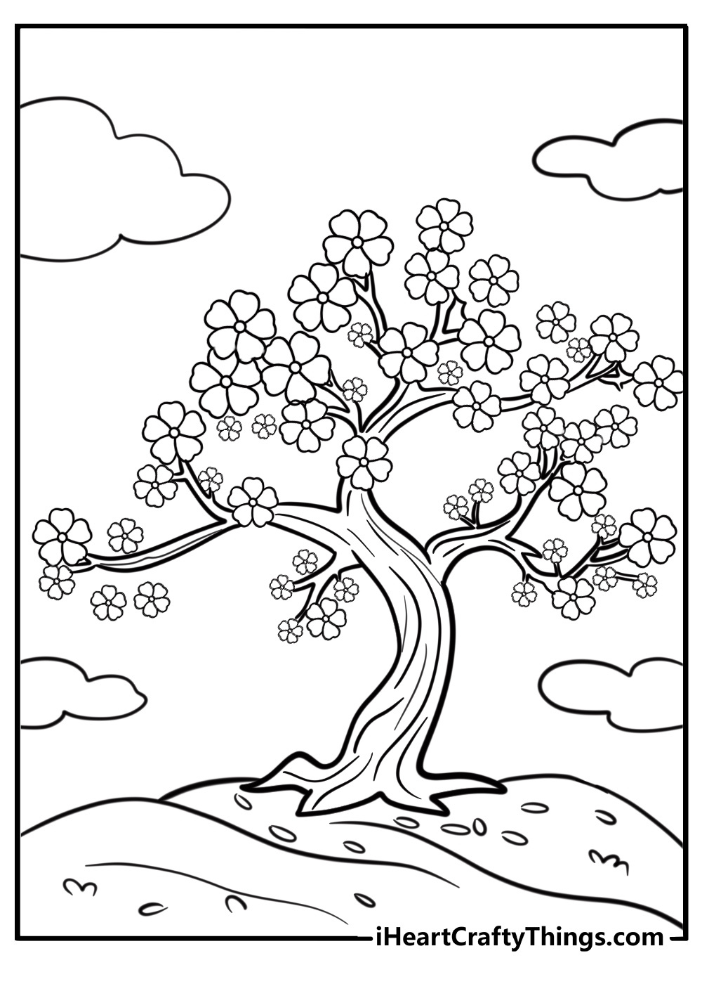 36 Tree Coloring Pages (100% Free To Print) inside Tree Coloring Pages Free Printable