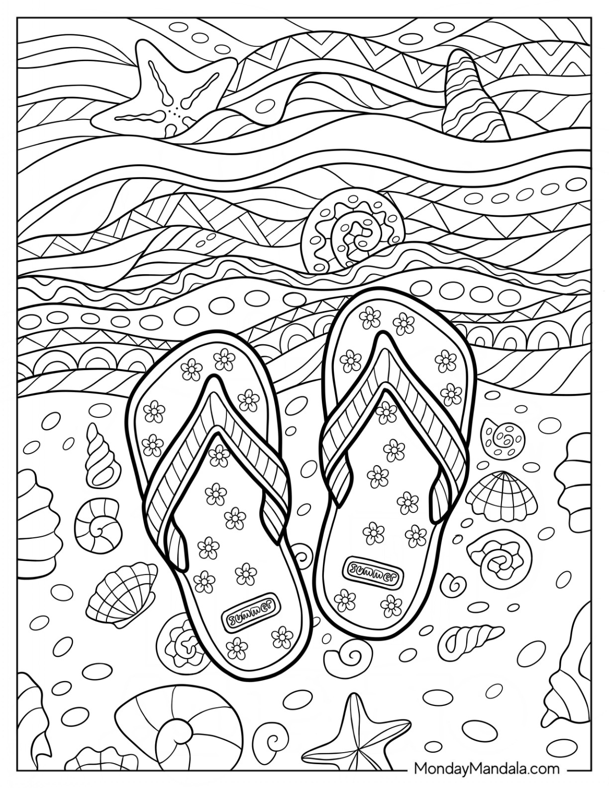 38 Summer Coloring Pages (Free Pdf Printables) - Worksheets Library regarding Free Printable Summer Coloring Pages For Adults