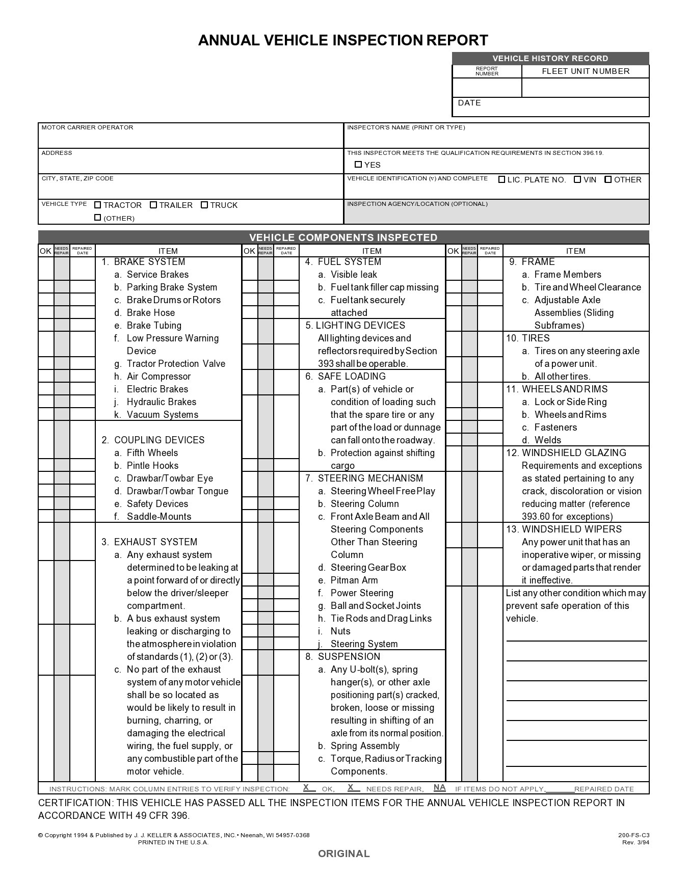 39 Best Vehicle Inspection Forms (Lyft, Uber, Etc.) ᐅ Templatelab with regard to Free Printable Vehicle Inspection Form