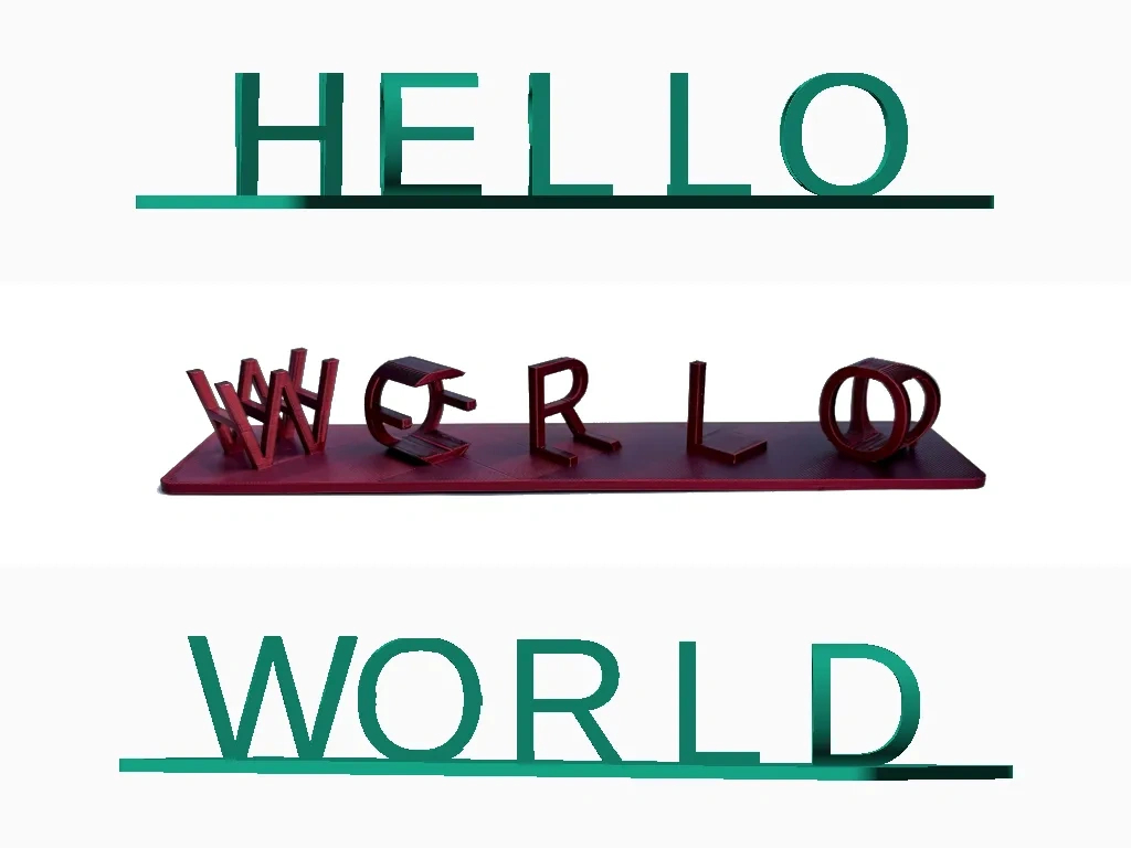 3D Ambigram Generator Von Christian K | Kostenloses Stl-Modell within Ambigram Generator Free Printable