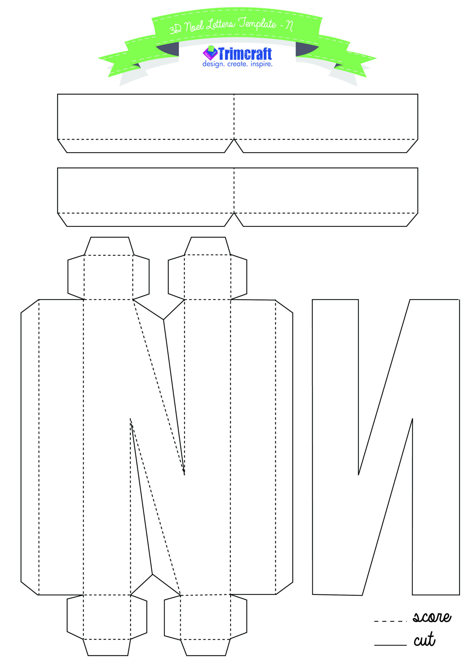 3D Letter Template within Free Printable 3D Letters