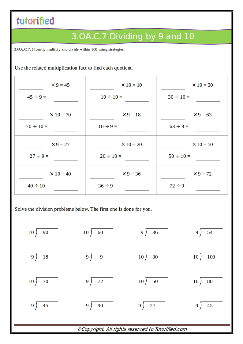 3Rd Grade Common Core Math Worksheets pertaining to Free Printable Common Core Math Worksheets For Third Grade