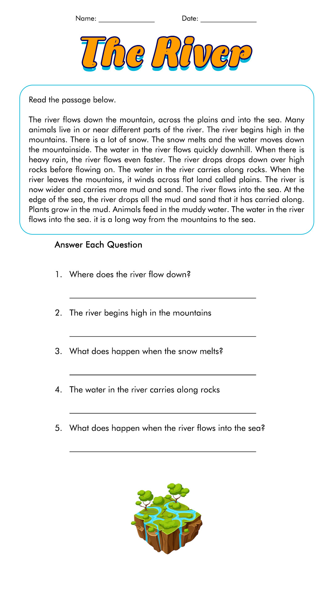 3Rd Grade Reading Comprehension Worksheets for Free Printable Reading Comprehension Worksheets For 3Rd Grade