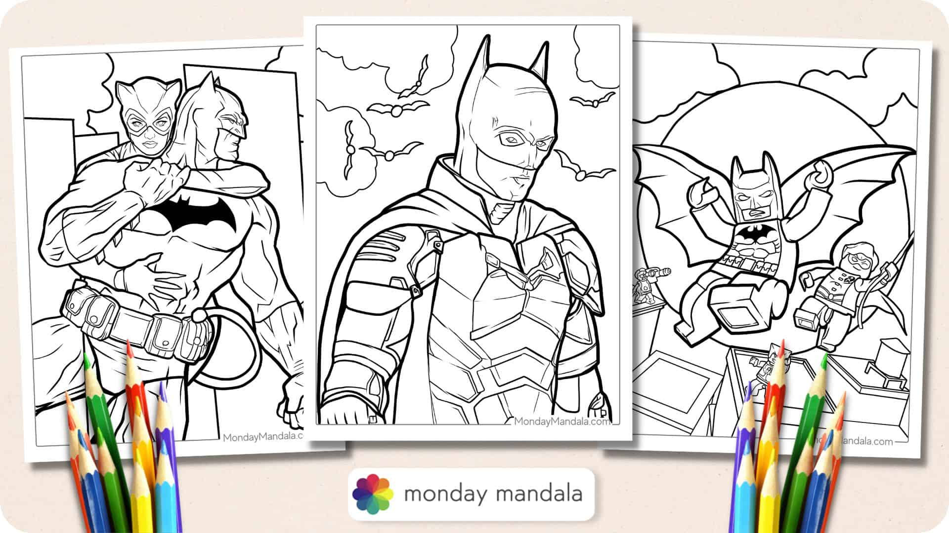 40 Batman Coloring Pages (Free Pdf Printables) with Free Printable Batman Pictures