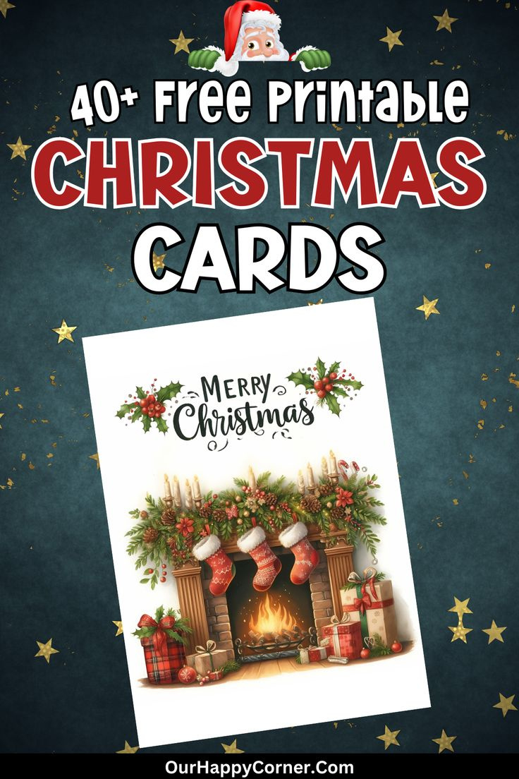40+ Christmas Cards Free Printable intended for Free Hallmark Christmas Cards Printable