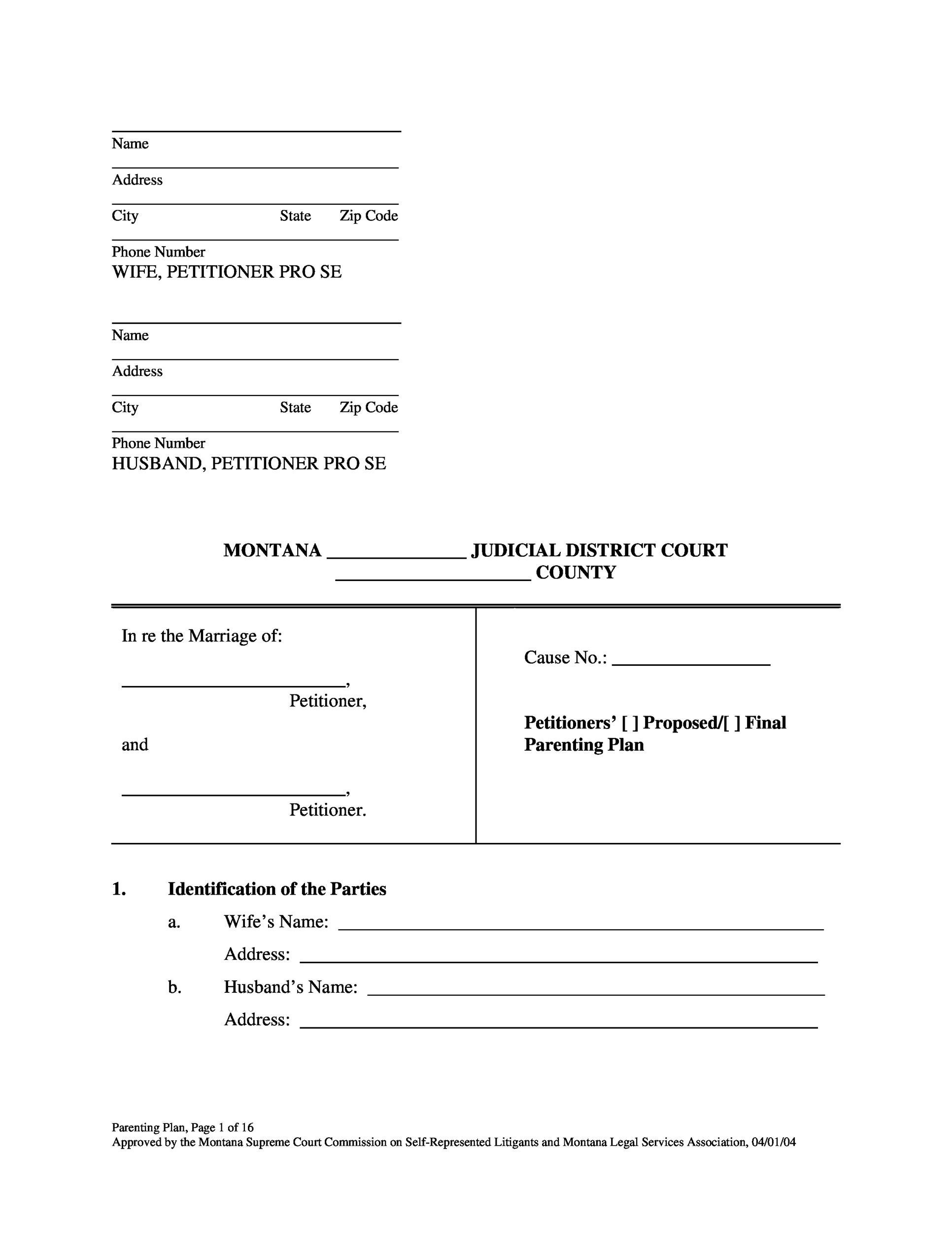 40 Free Divorce Papers (Printable) ᐅ Templatelab with regard to Free Printable Divorce Decree Forms