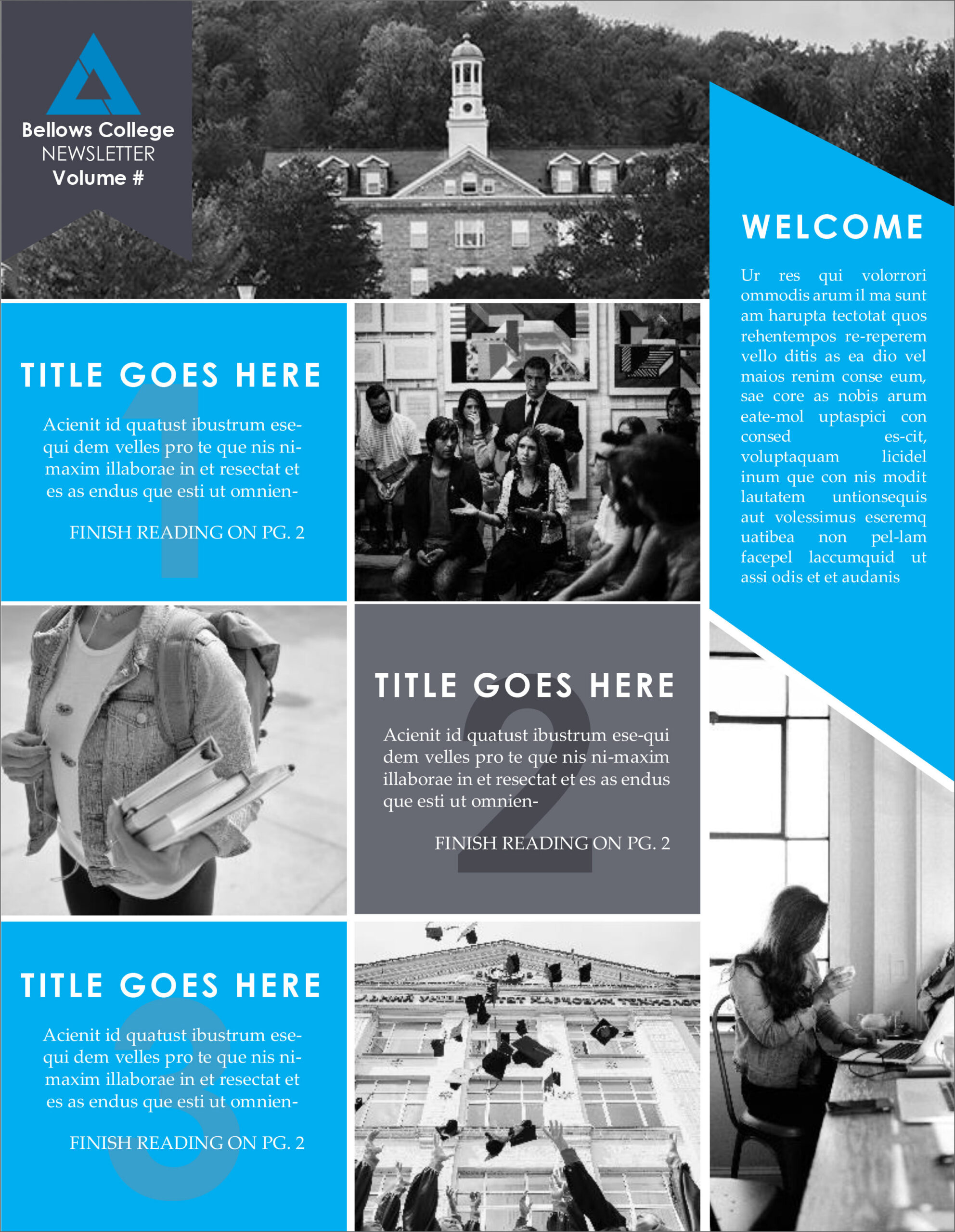 40 Free Printable A4 Newsletter Templates For School And Community pertaining to Free Printable Newsletter Templates