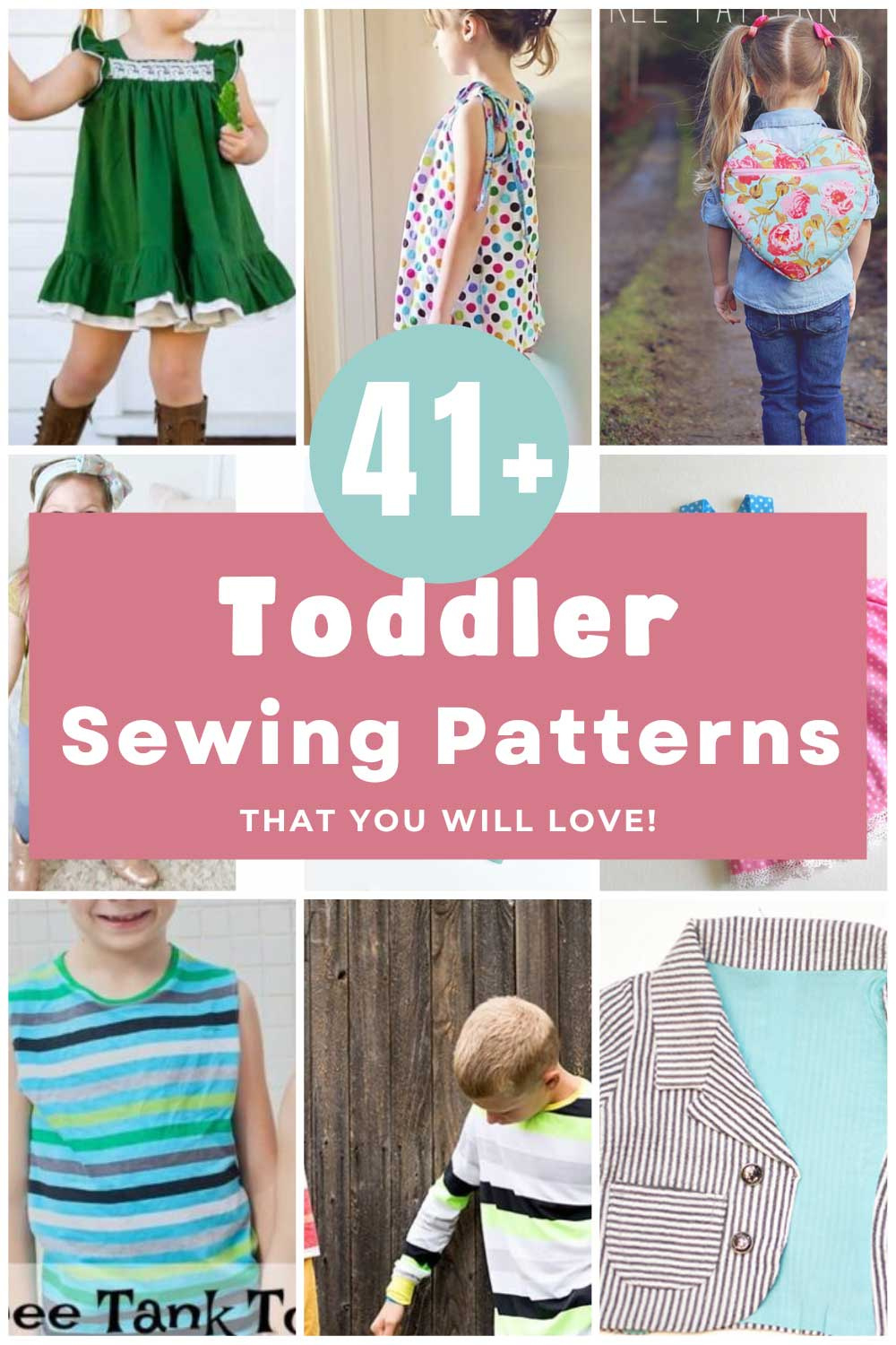 41 Adorable And Free Toddler Sewing Patterns For Beginners. pertaining to Free Printable Sewing Patterns For Kids
