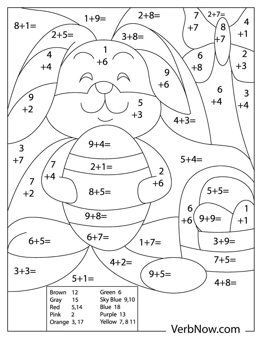 42 Free Math Coloring Pages (Printable Pdf) within Free Printable Math Coloring Worksheets For 2Nd Grade