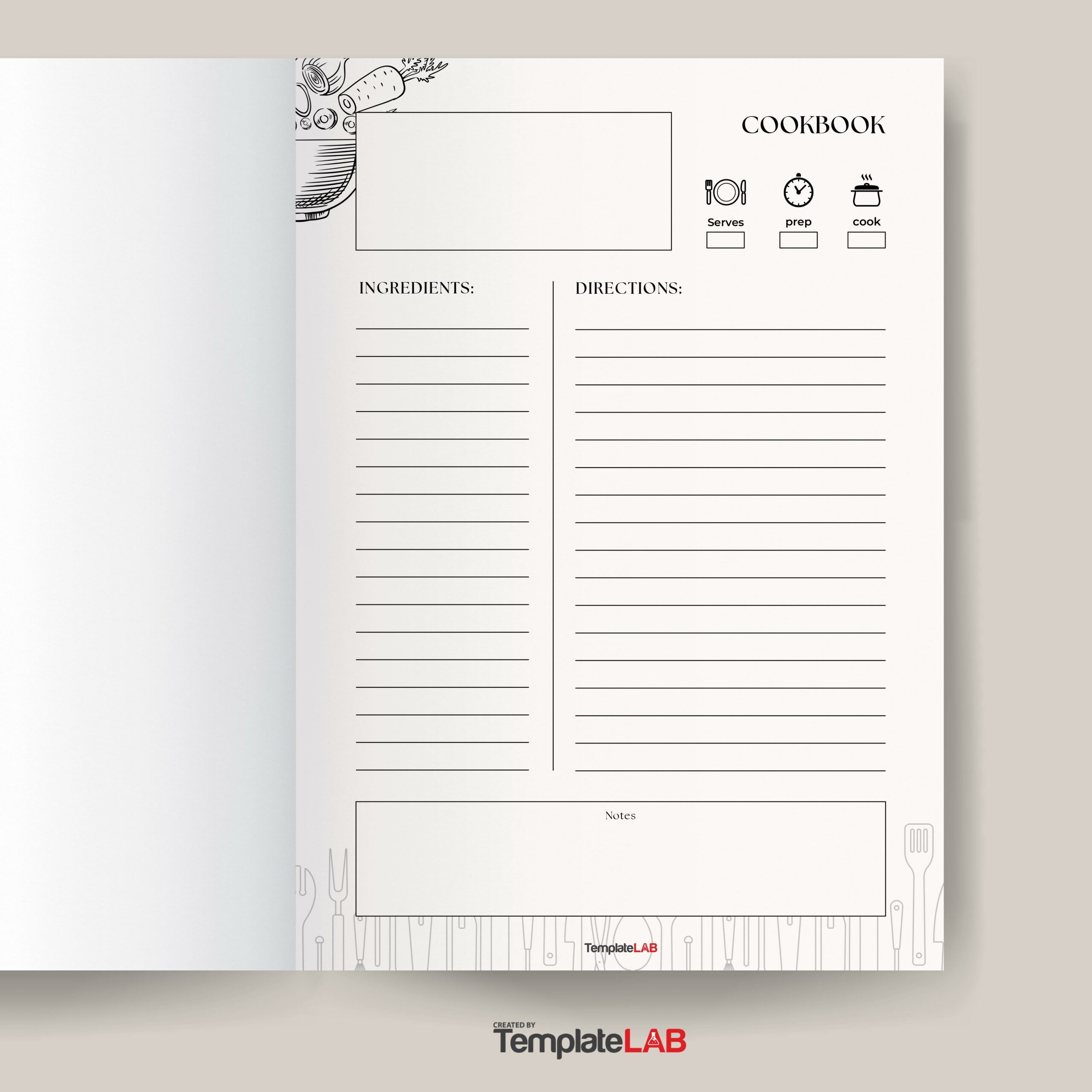 42 Perfect Cookbook Templates [+Recipe Book &amp;amp; Recipe Cards] intended for Free Recipe Book Templates Printable