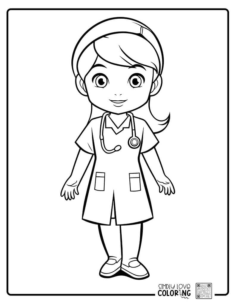 43 Medical Professionals Coloring Pages (Free Pdf Printables regarding Doctor Coloring Pages Free Printable