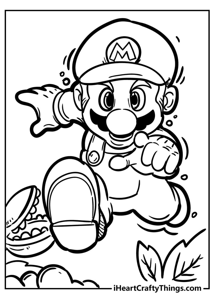 45 Super Mario Coloring Pages (100% Free Printables) throughout Mario Coloring Pages Free Printable