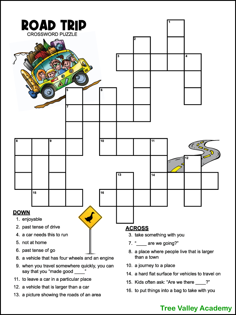 46 Crossword Puzzles For Kids - Page 3 Of 4 - Tree Valley Academy with regard to Free Easy Printable Crossword Puzzles For Kids