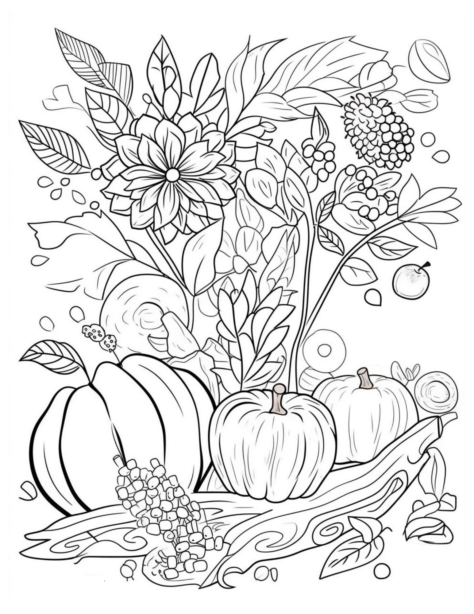 47 Fall Coloring Pages For Both Kids And Adults - Our Mindful Life within Free Printable Autumn Coloring Sheets