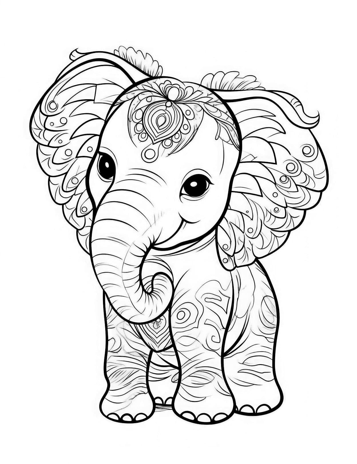 48 Majestic Elephant Coloring Pages For Adults And Kids - Our with regard to Free Printable Elephant Images