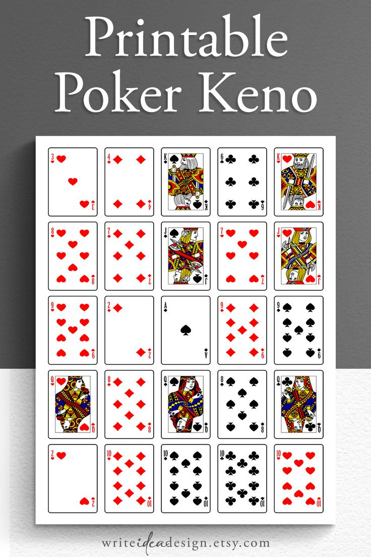 48 Printable Poker Keno Cards - Easy Download And Start Playing! within Free Printable Pokeno Game Cards