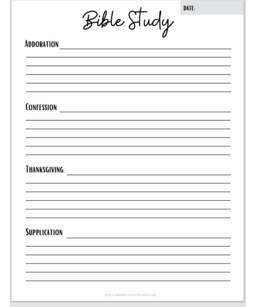5 Free Printable Bible Study Worksheets For Christian Women! with regard to Free Printable Bible Studies For Women