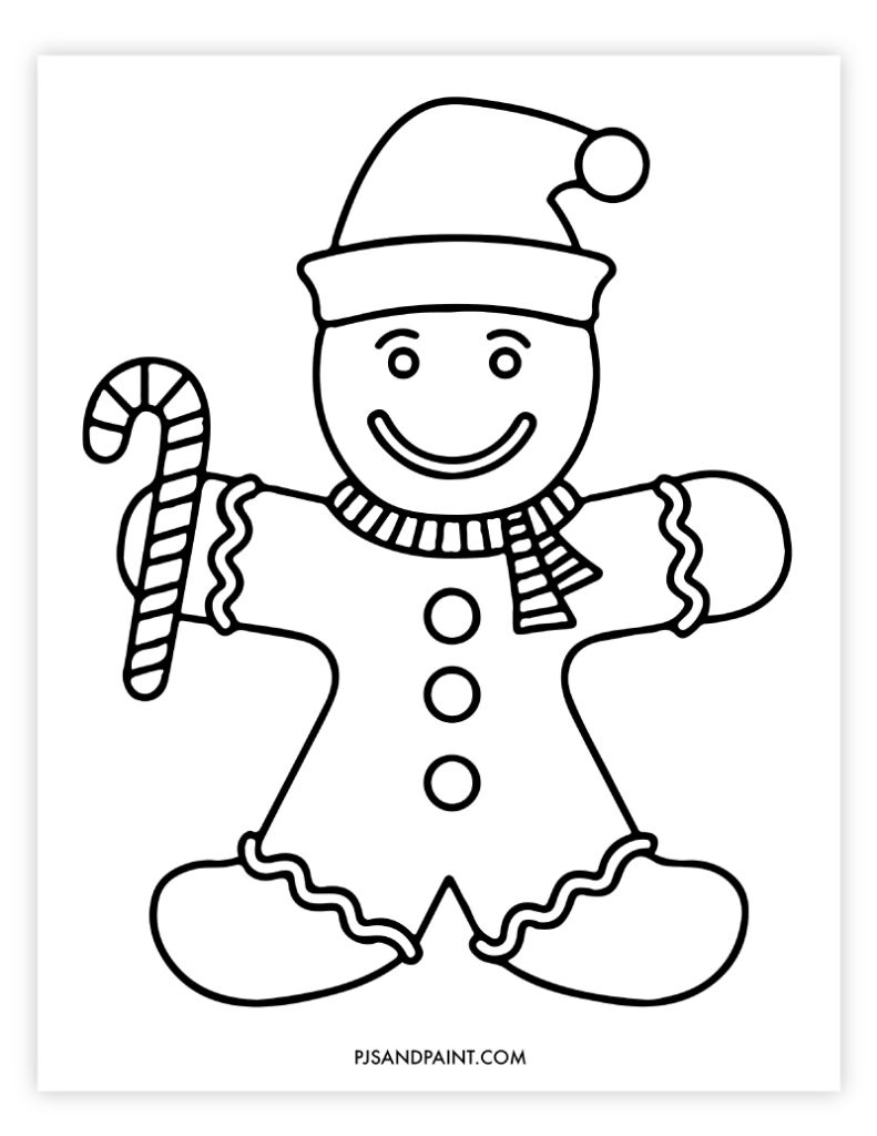 5 Free Printable Christmas Coloring Pages For Kids - Pjs And Paint inside Xmas Coloring Pages Free Printable