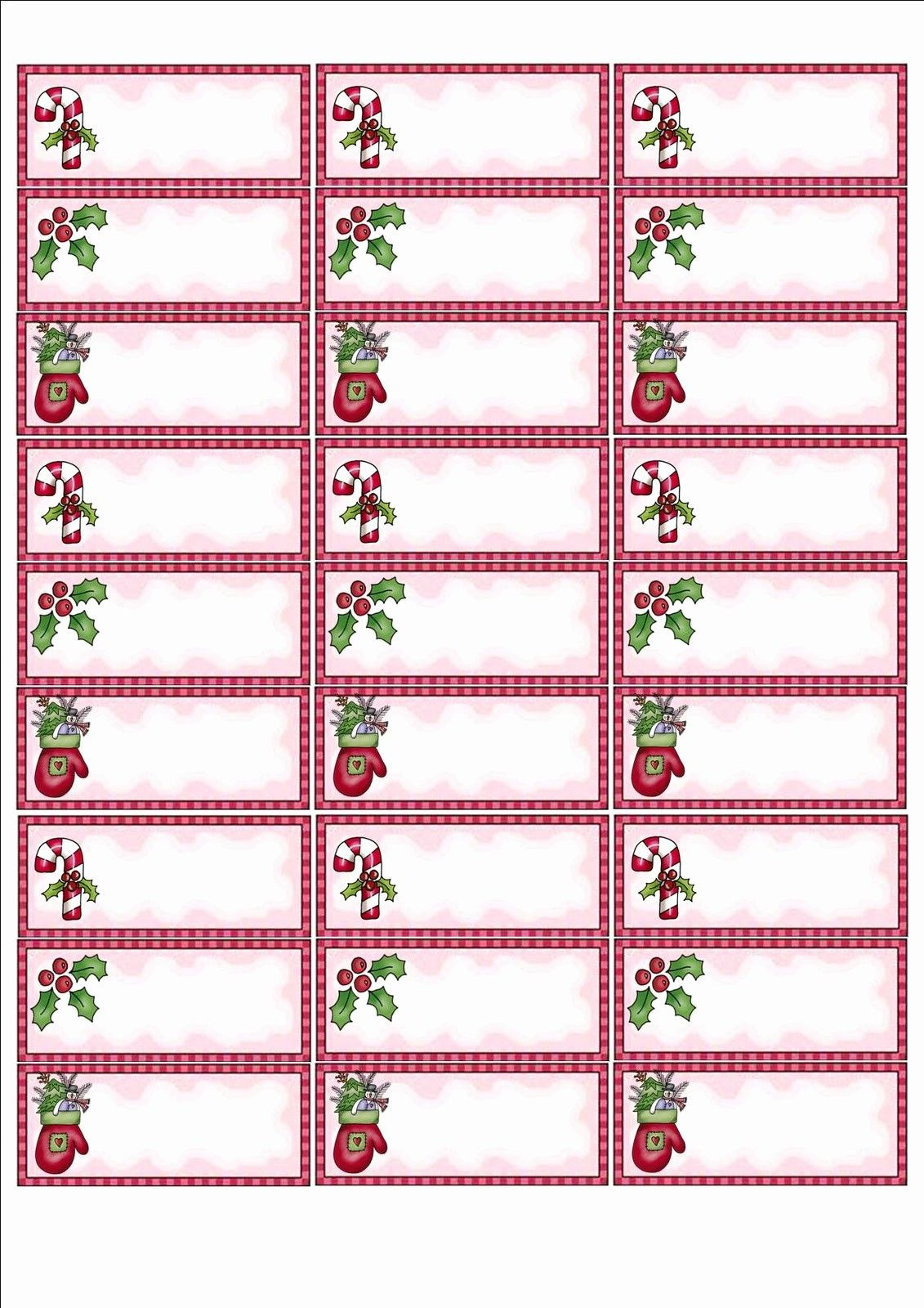 50 Free Printable Christmas Mailing Labels - Worksheets Library pertaining to Free Printable Christmas Address Labels Avery 5160