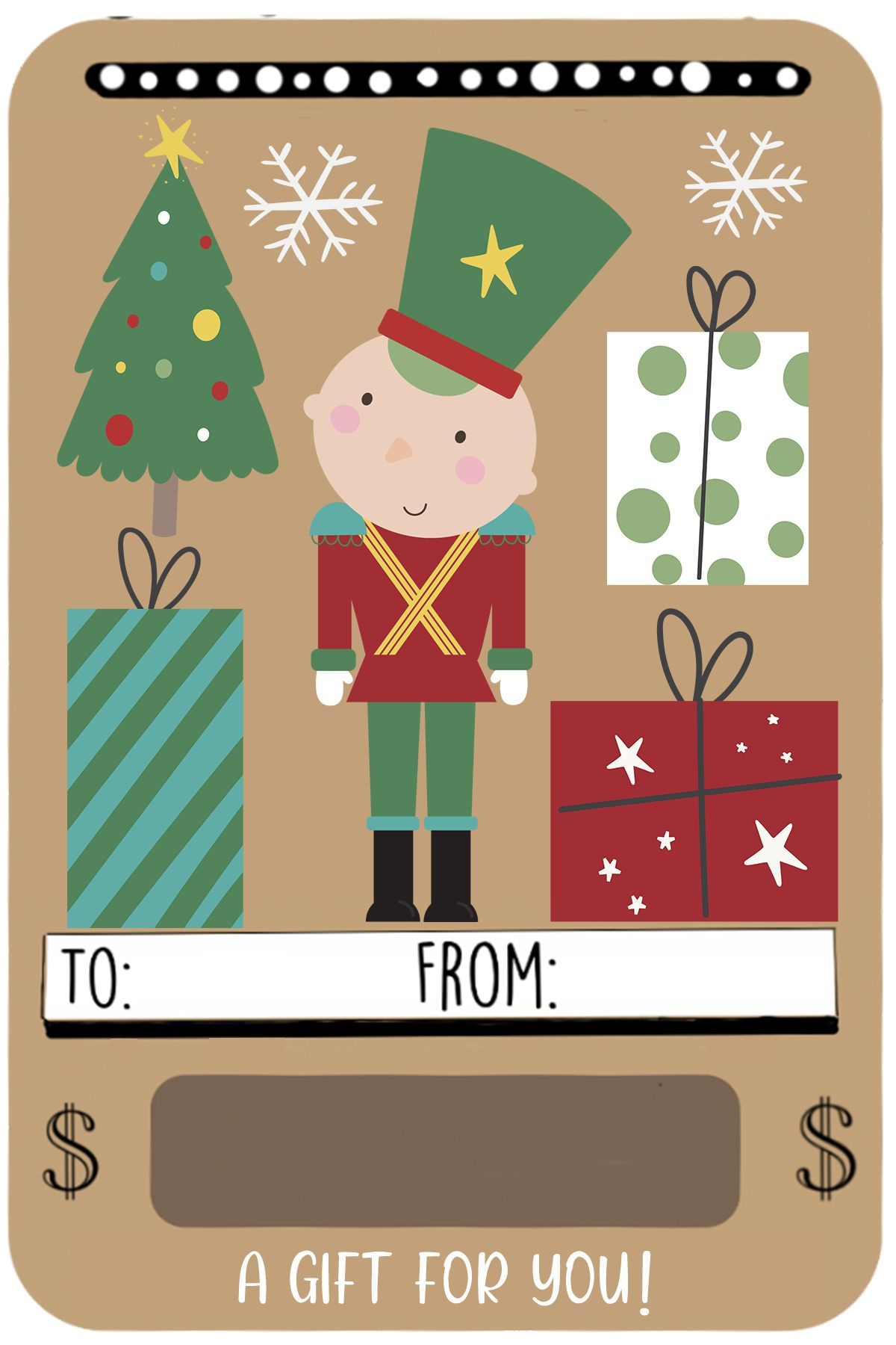 50 Free Printable Christmas Money Cards: Free Money Holders in Christmas Money Wallets Free Printable