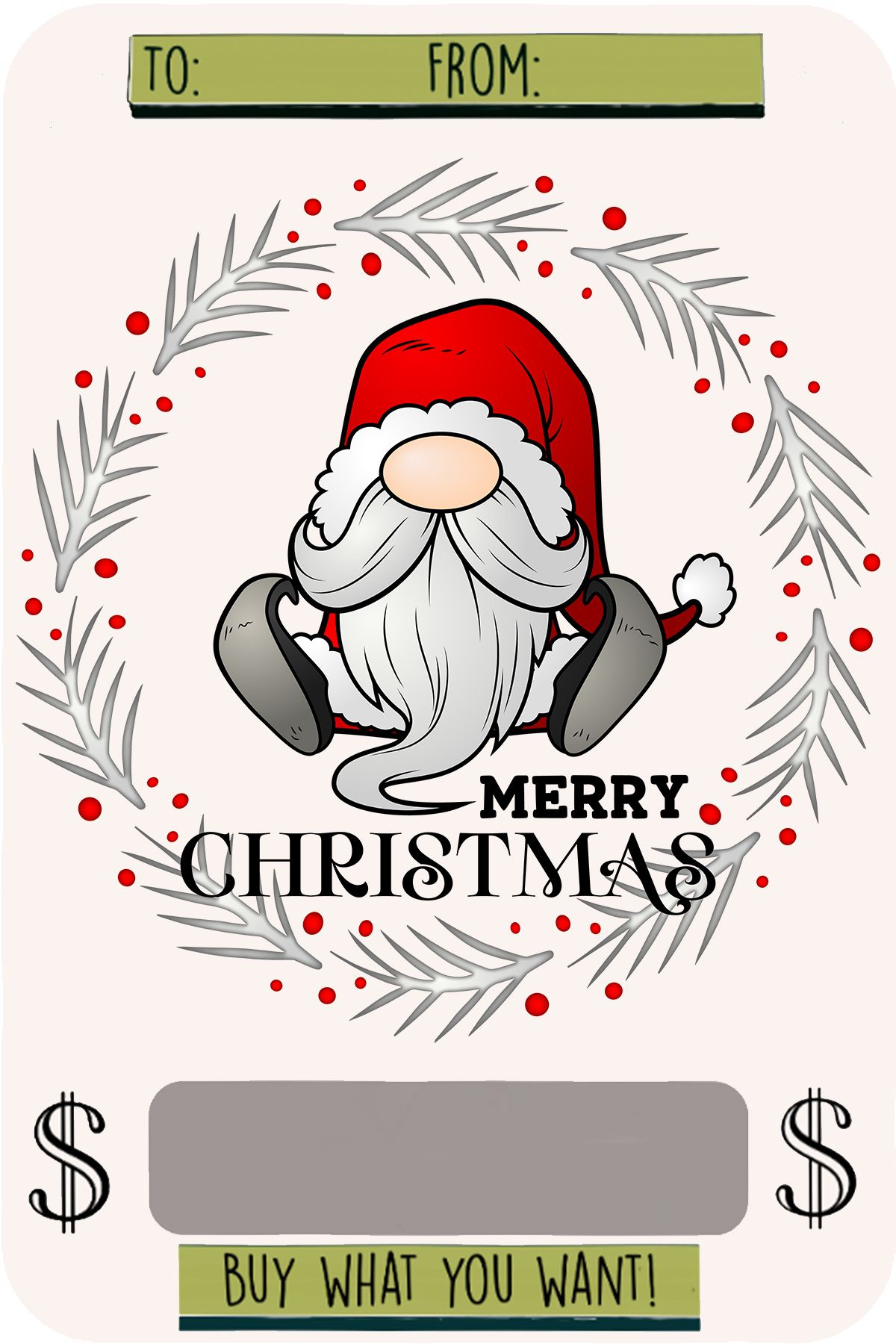 50 Free Printable Christmas Money Cards: Free Money Holders regarding Christmas Money Wallets Free Printable