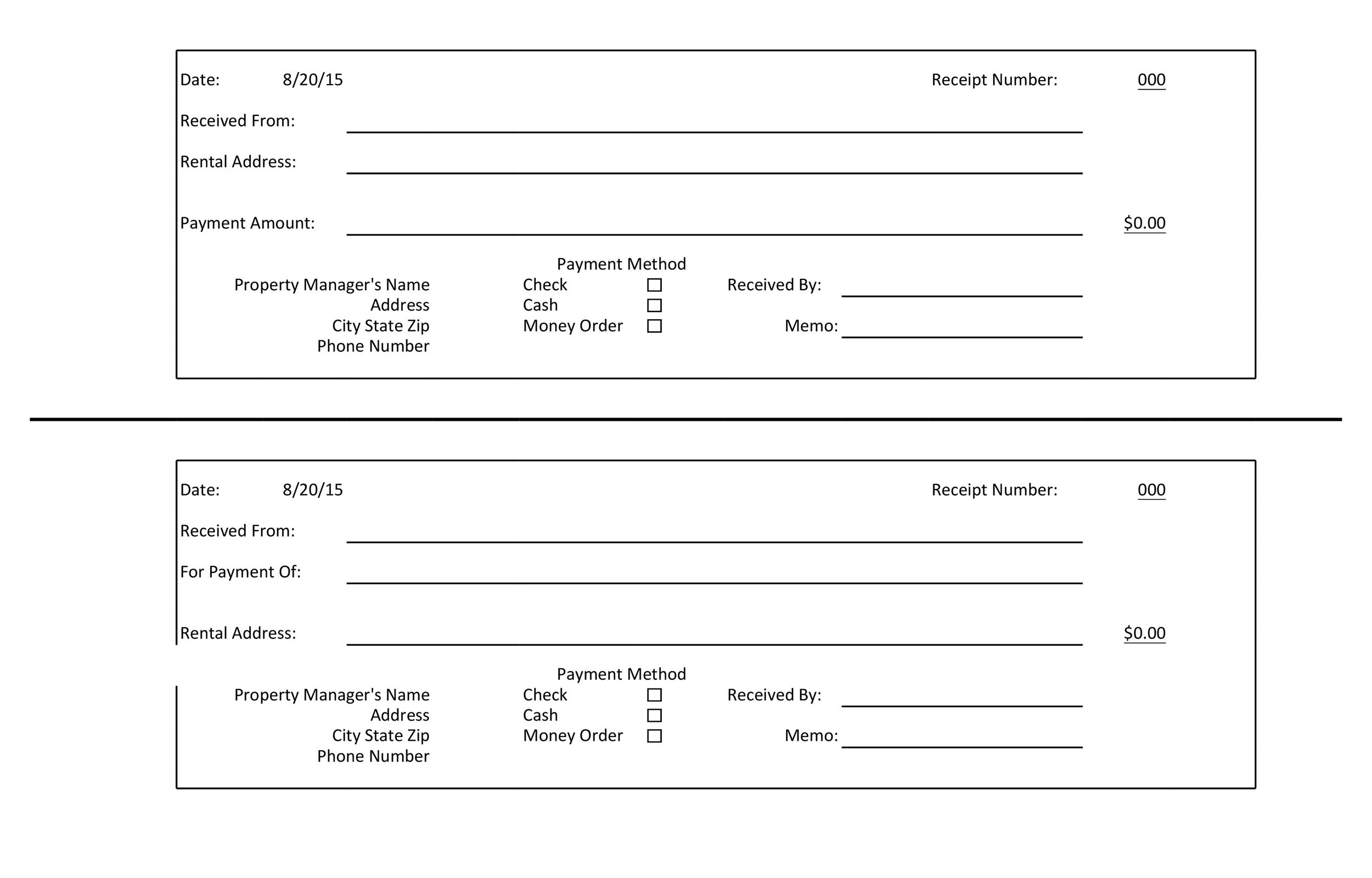 50+ Free Receipt Templates (Cash, Sales, Donation, Taxi pertaining to Free Printable Receipts