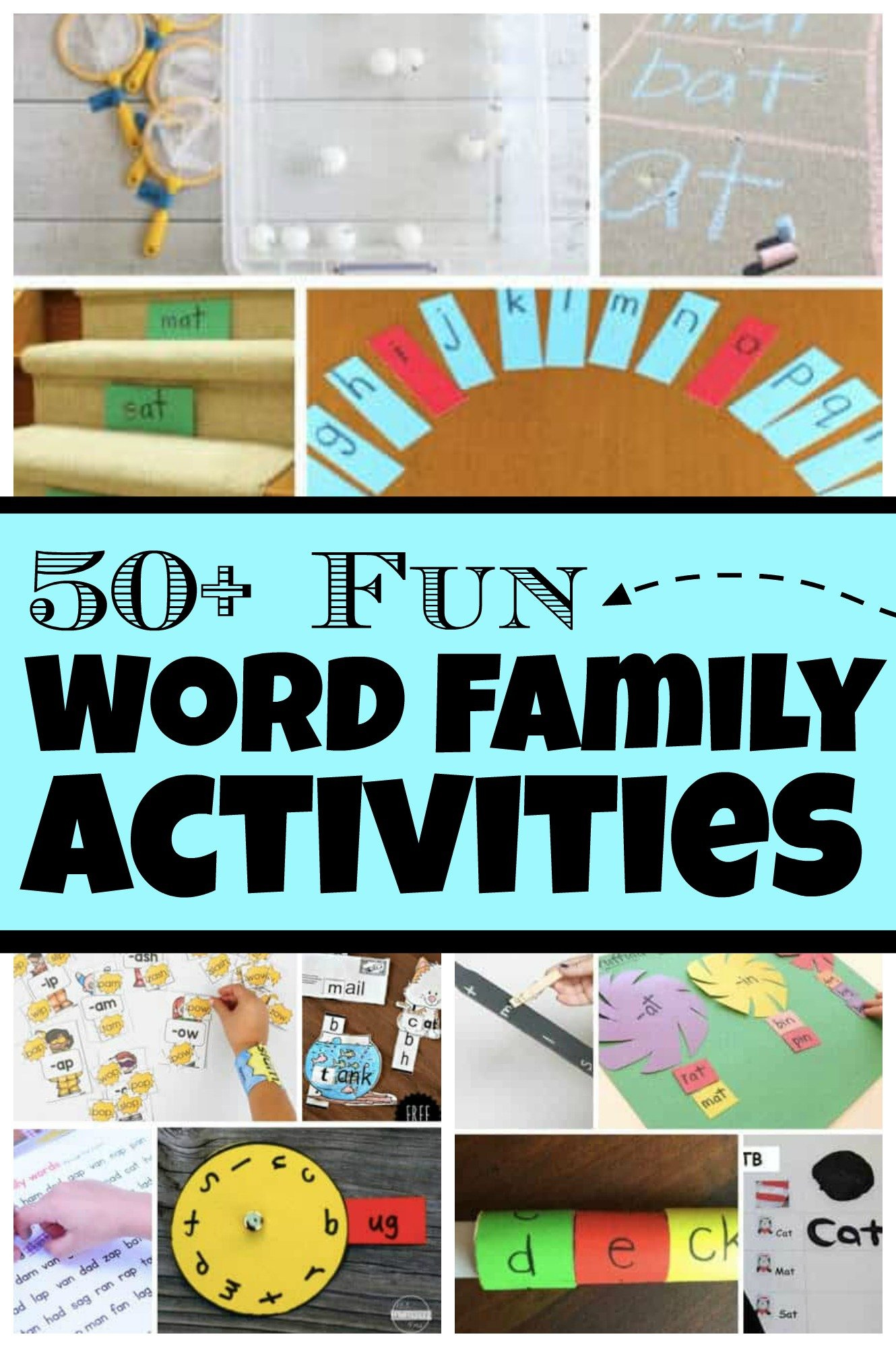 50+ Fun Word Family Games And Activities with regard to Free Printable Word Family Games