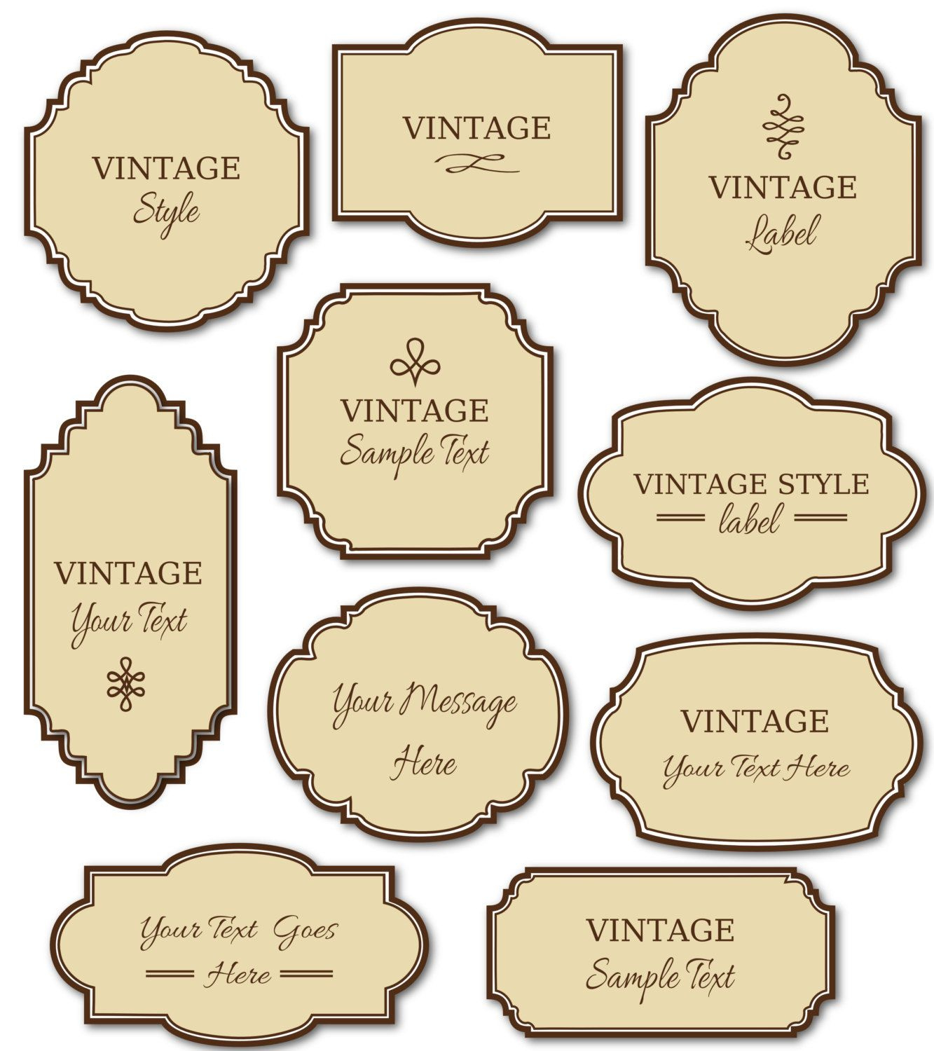 50 Labels Ideas | Labels, Vintage Labels, Apothecary Labels with Free Printable Old Fashioned Labels