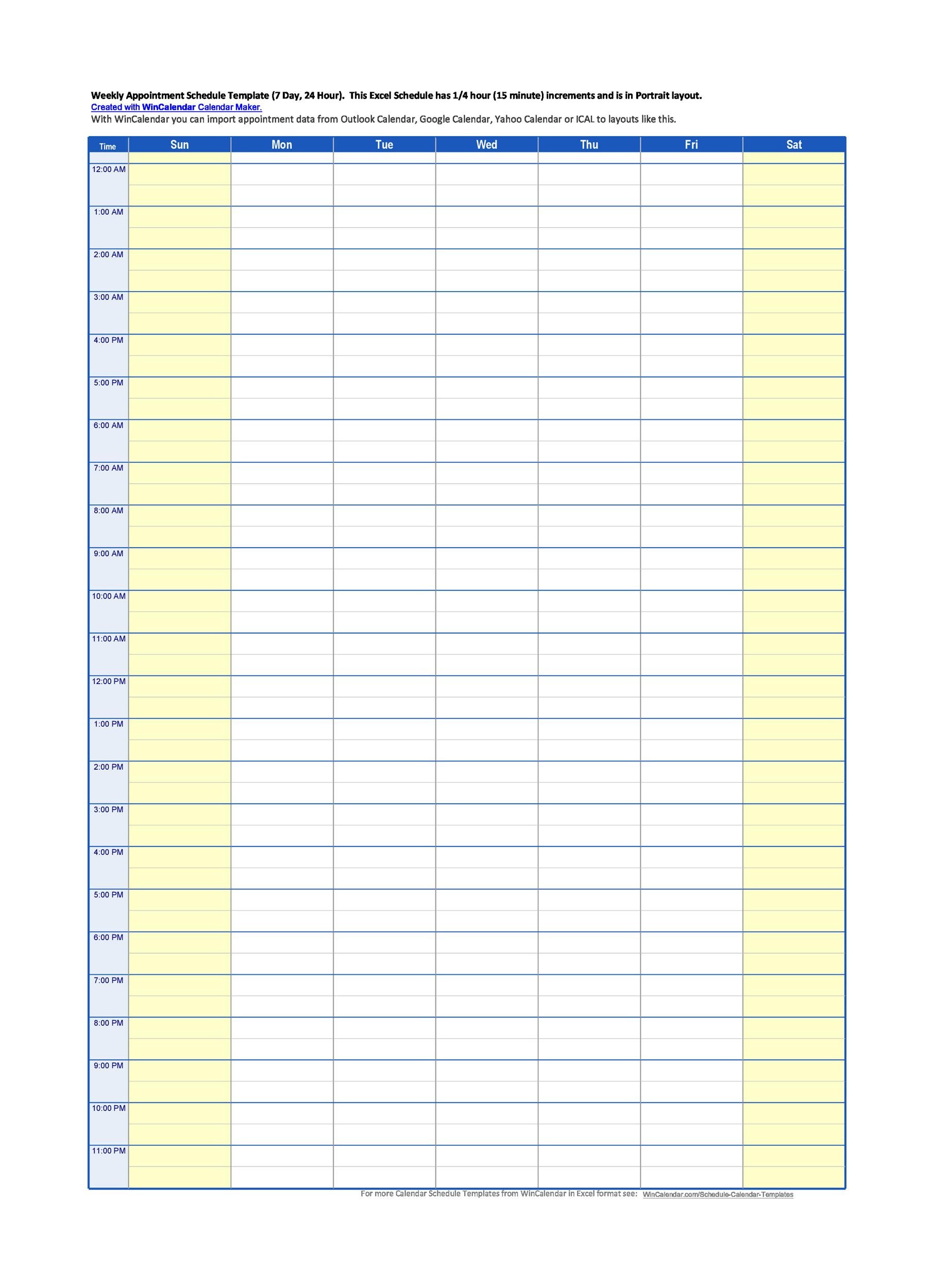 50+ Printable Appointment Schedule Templates [&amp;amp; Appointment Calendars] with Appointment Book Template Free Printable